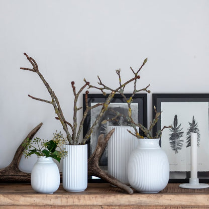 Lyngby Porcelaen Vase — White