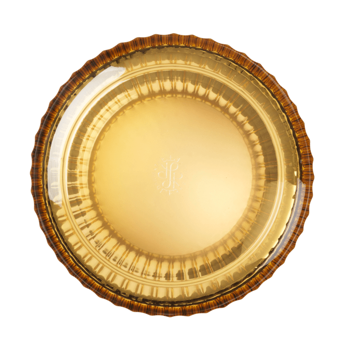 Lyngby Porcelaen Vase — Amber