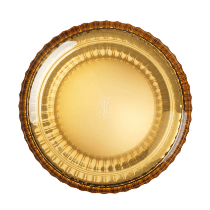 Lyngby Porcelaen Vase — Amber