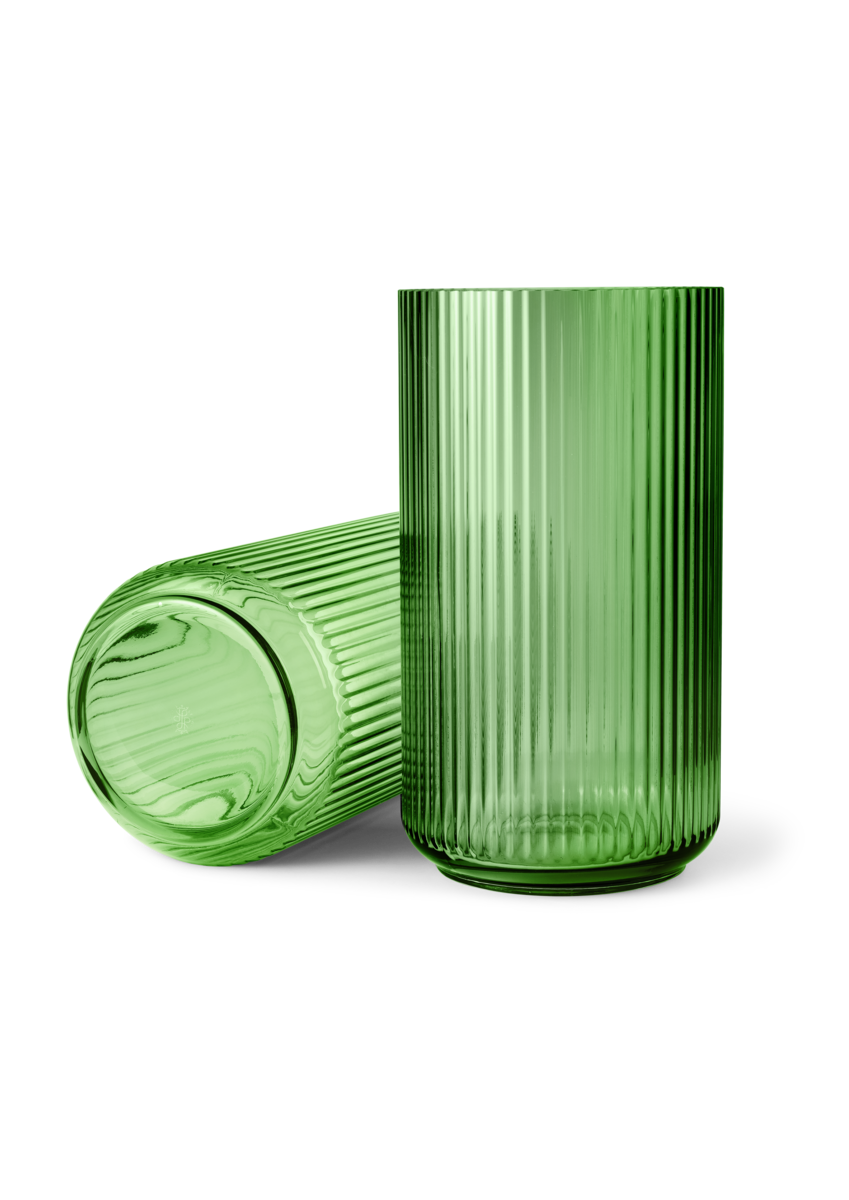 Lyngby Porcelaen Vase — Green