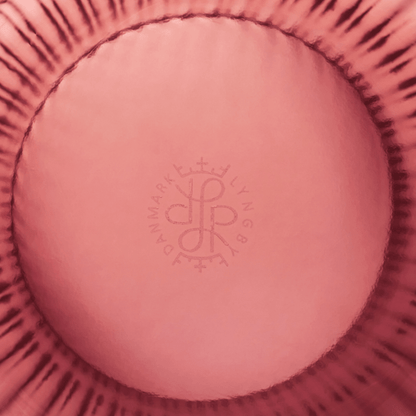 Lyngby Porcelaen Vase — Burgundy