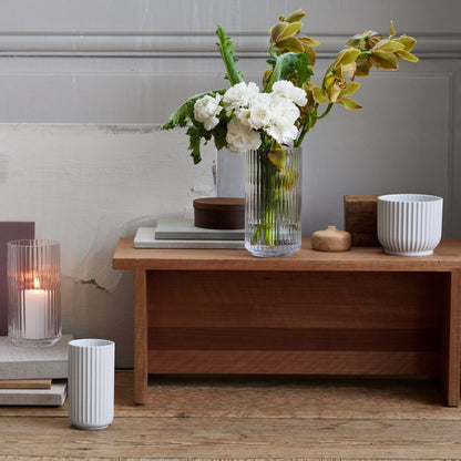 Lyngby Porcelaen Vase — Smoke