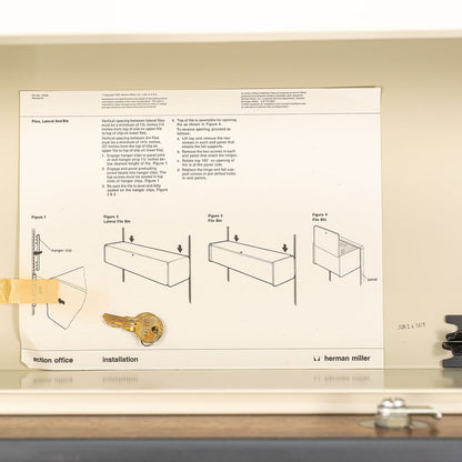 Action Office Series Overhead Cabinet, Part 110306