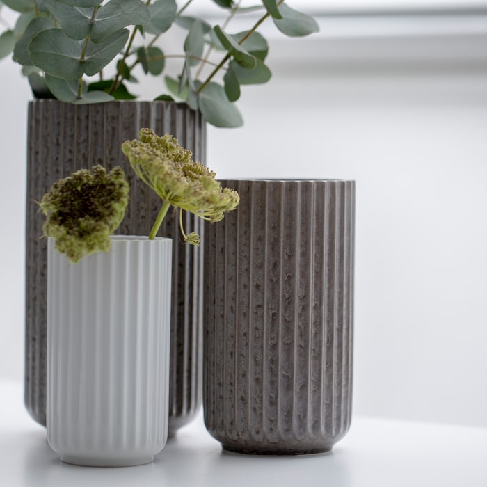 Lyngby Porcelaen Vase — White