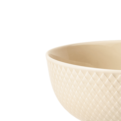 Lyngby Porcelaen Rhombe Earth Bowl — Marble 8.7"