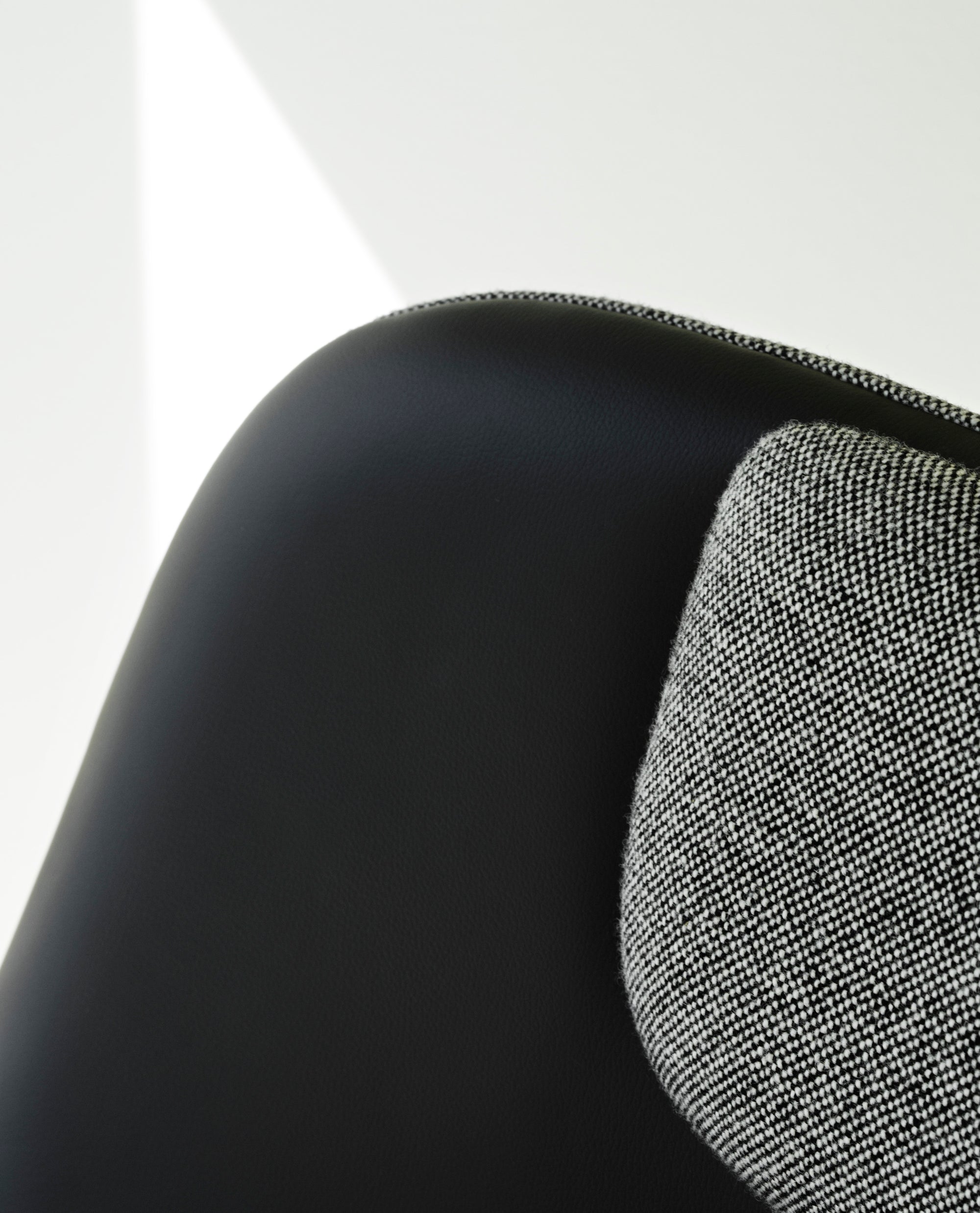 Drape Lounge Chair with Headrest — Wood