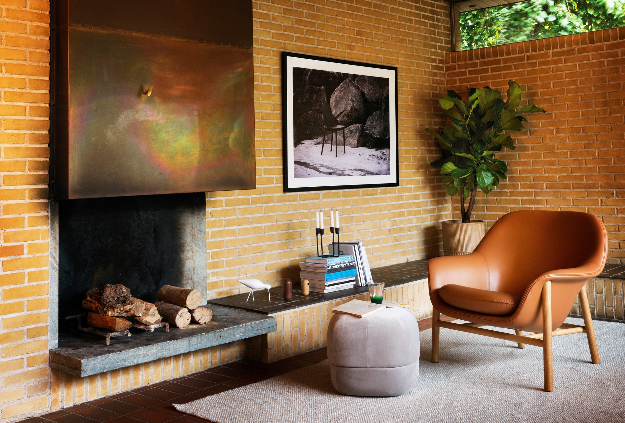 Drape Lounge Chair — Wood