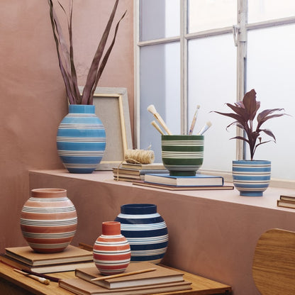 Kähler Omaggio Nuovo Vase — Dark Blue