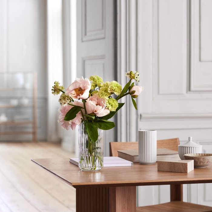 Lyngby Porcelaen Vase — White