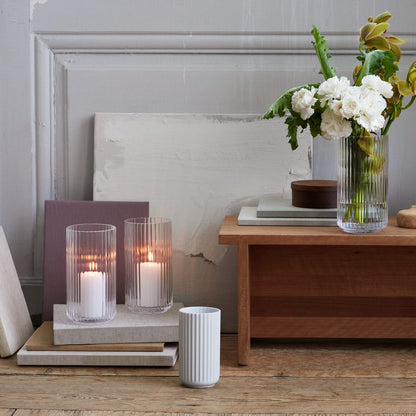 Lyngby Porcelaen Vase — White