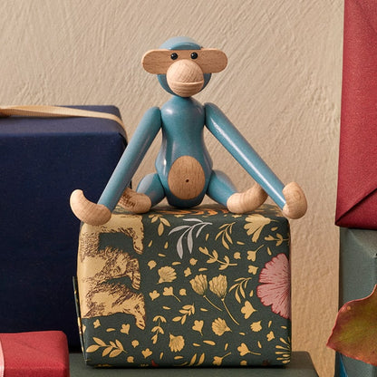 Vintage Monkey — Blue Mini