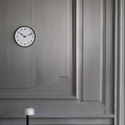 Arne Jacobsen Station Wall Clock — Large White/Black