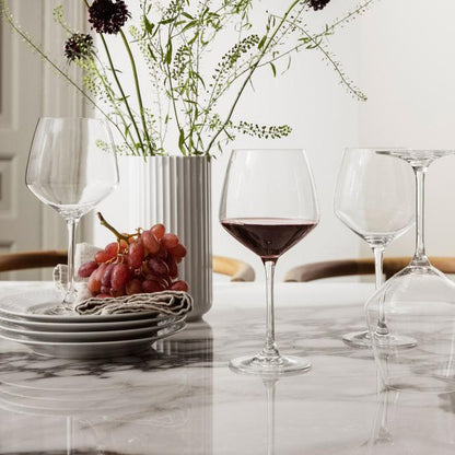 Perfection Burgundy Glass — Set of 6