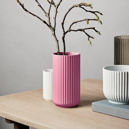 Lyngby Porcelaen Vase — Purple