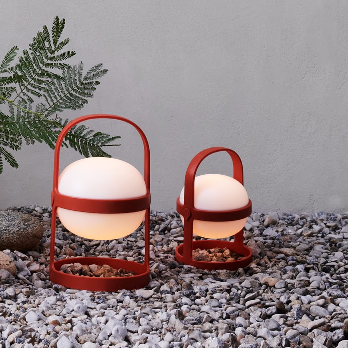 Soft Spot Solar Lamp — Terracotta