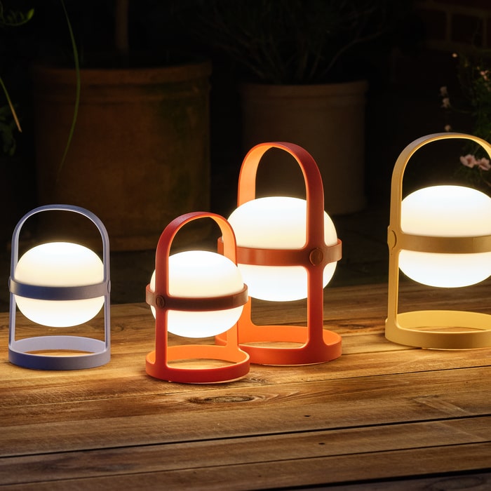 Soft Spot Solar Lamp — Terracotta
