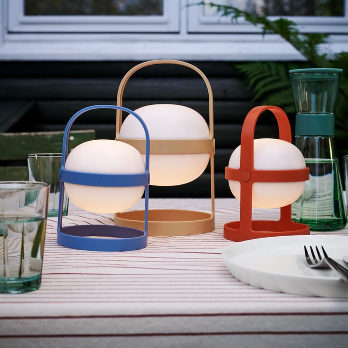 Soft Spot Solar Lamp — Sky Blue