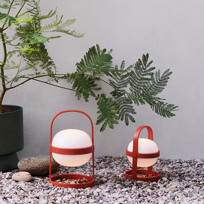 Soft Spot Solar Lamp — Terracotta