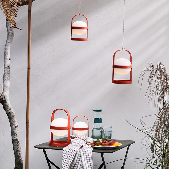 Soft Spot Solar Lamp — Terracotta