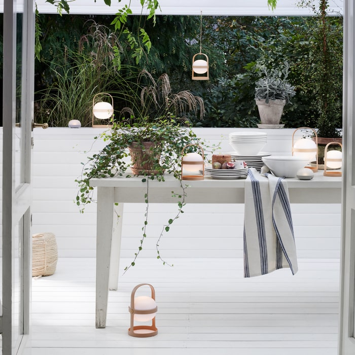 Soft Spot Solar Lamp — Wheat
