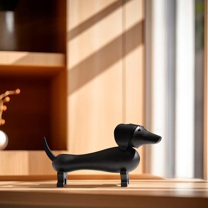 Dog — Dark Stained Oak