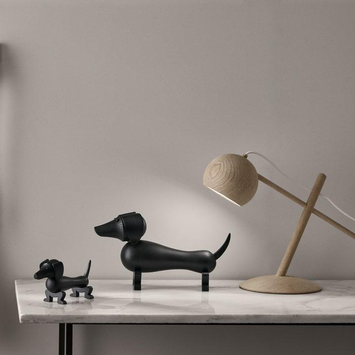 Dog — Dark Stained Oak