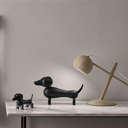 Dog — Dark Stained Oak