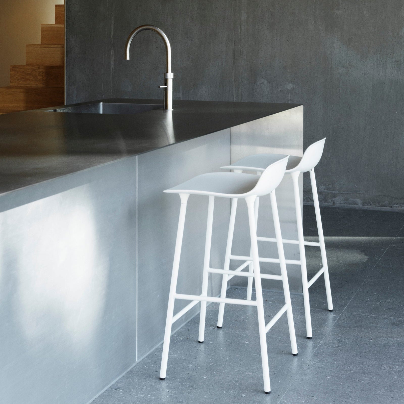 Form Barstool — Metal