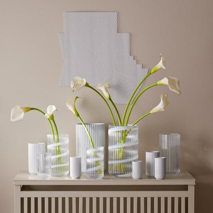 Lyngby Porcelaen Lyngby Vase — Swirl White