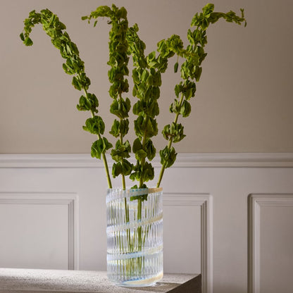 Lyngby Porcelaen Lyngby Vase — Swirl White