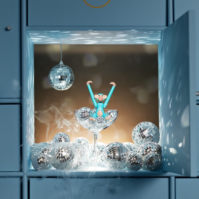 Monkey — Turquoise Mini