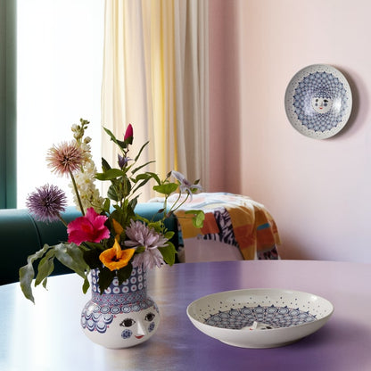 Bjørn Wiinblad Olga Dish — Blue