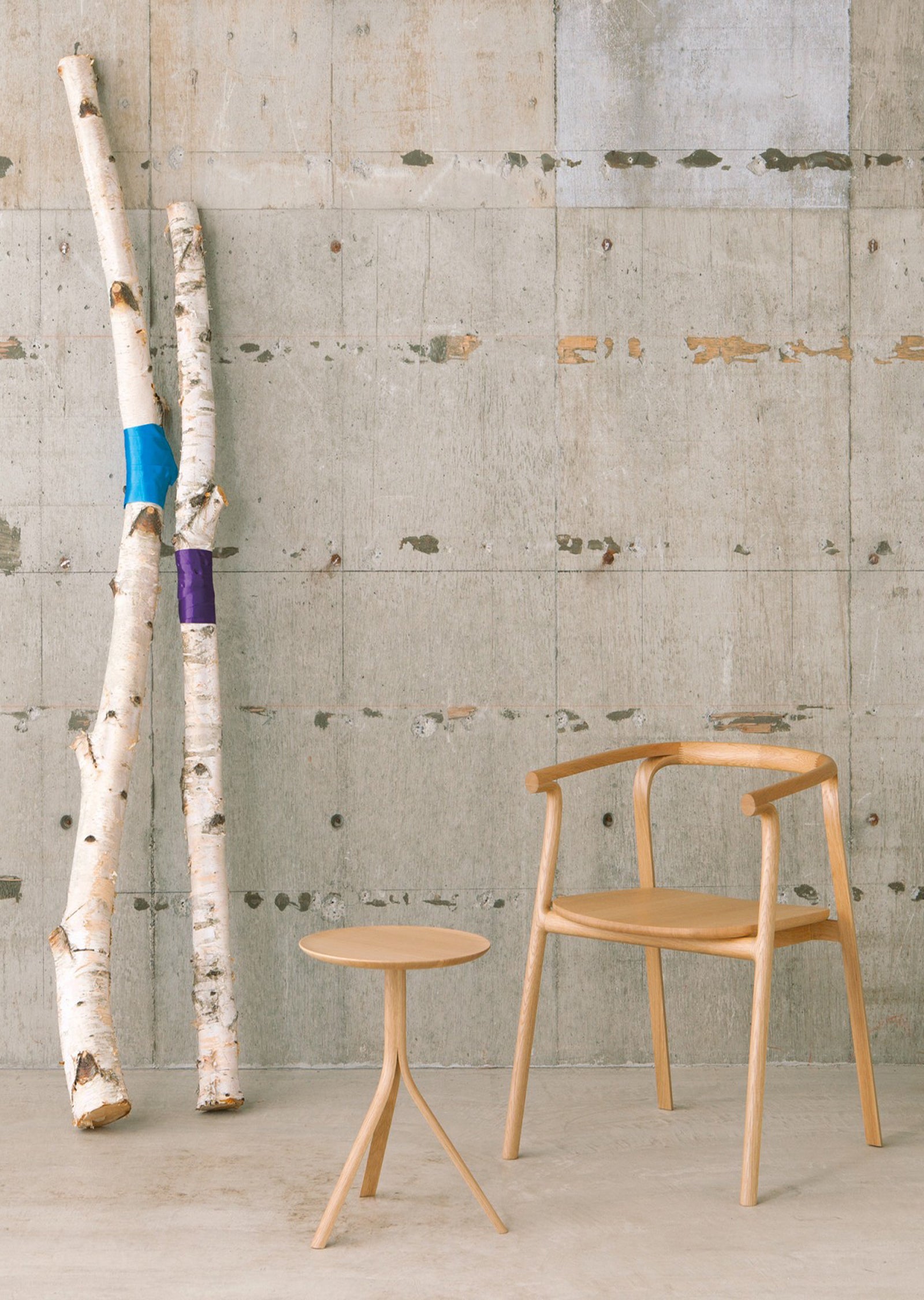 Splinter Armchair — Wood Seat