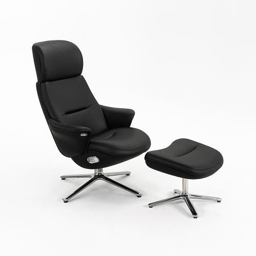Diffrient Lounge Chair and Ottoman