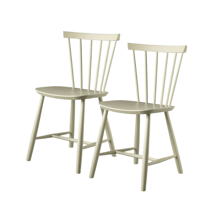 J46 Dining Chair — Roots Painted Beech — Set of 2