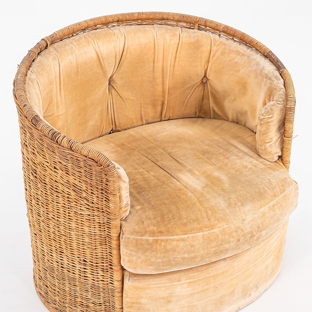 Rattan Barrel Chair