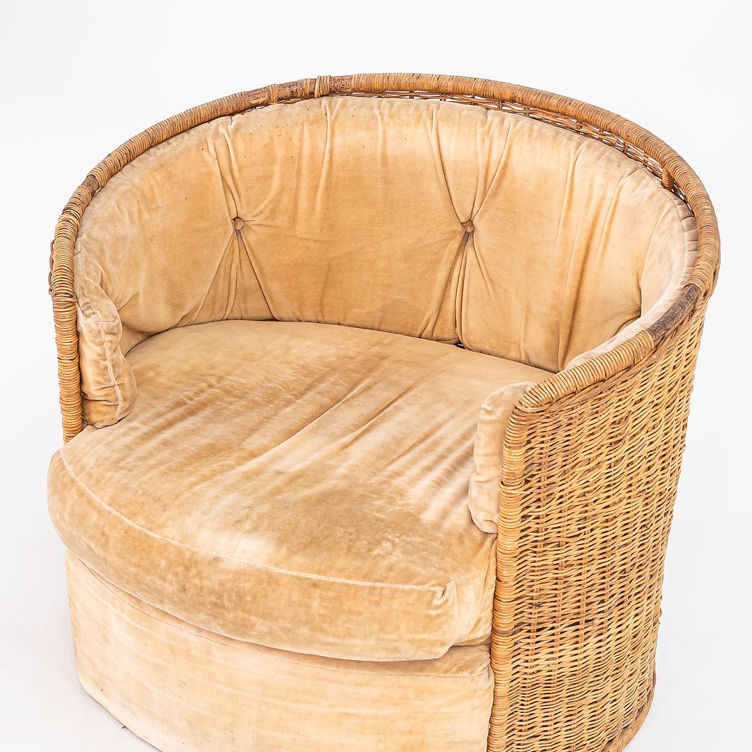 Rattan Barrel Chair