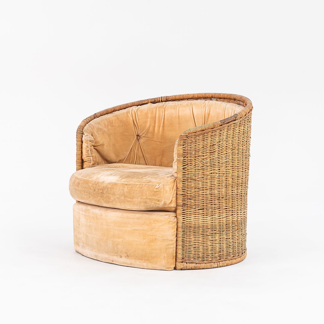 Rattan Barrel Chair