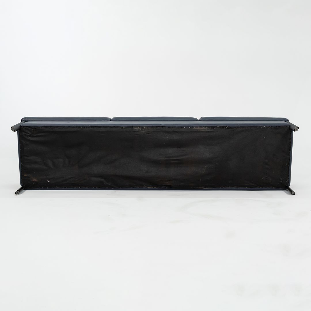 3-Seat Leather Bench