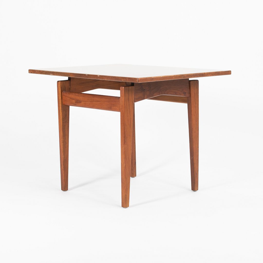 Jens Risom Walnut Side Table