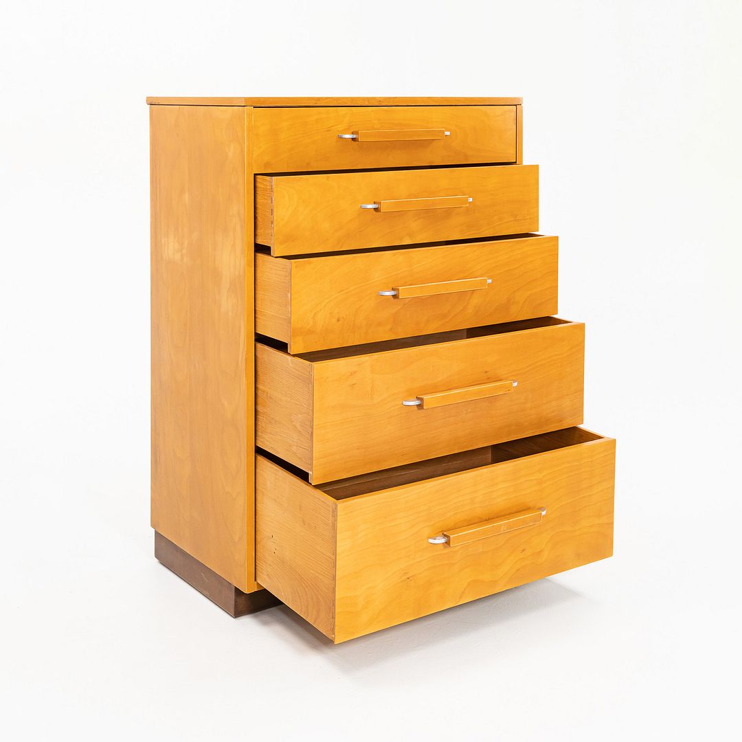 Birch Tallboy 5-Drawer Dresser