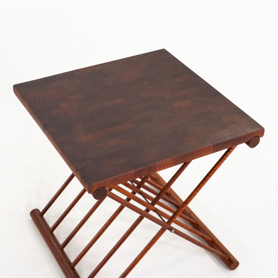 Campaign Folding Side Tables
