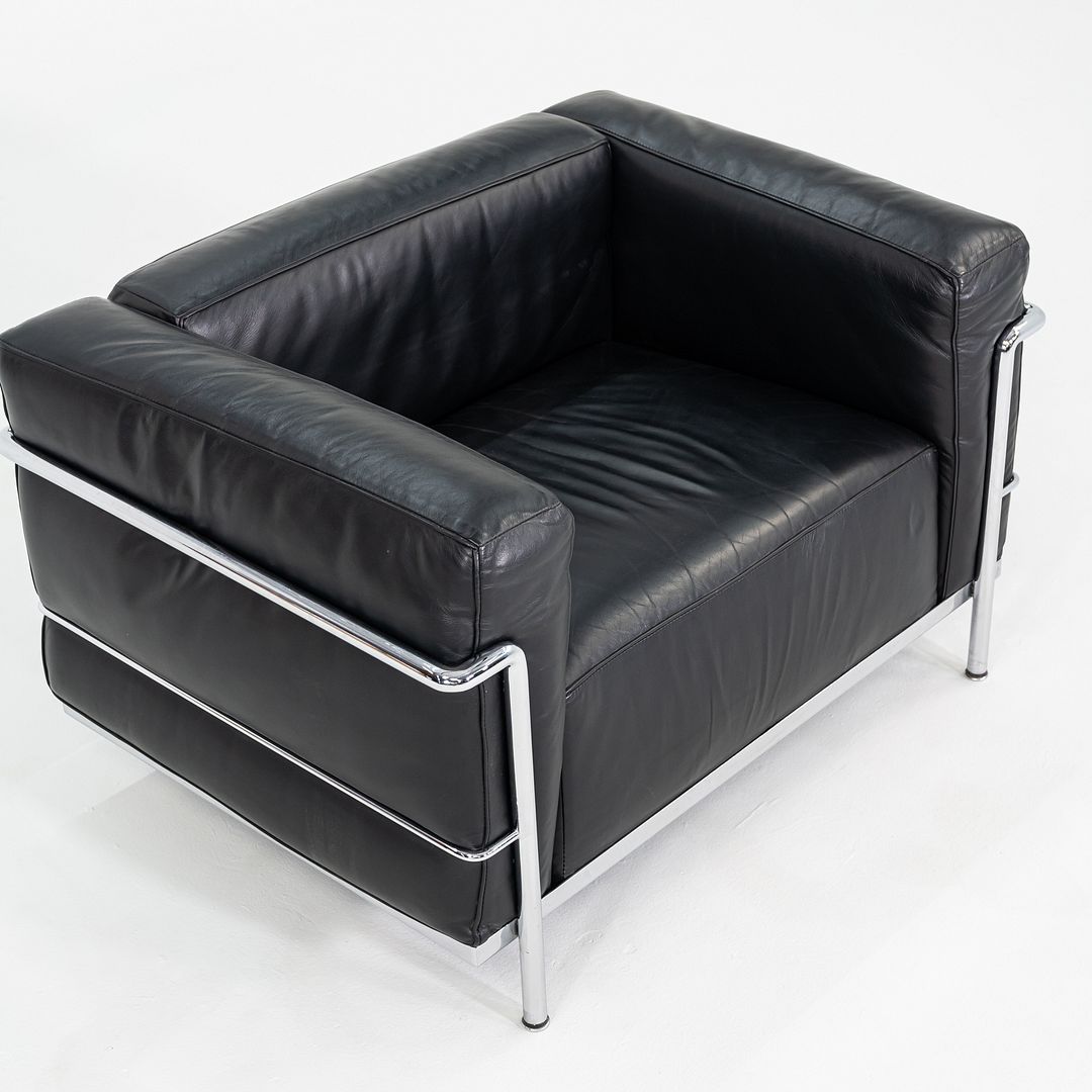 LC3 Fauteuil Grand Confort, Grand Modele by Le Corbusier, Pierre