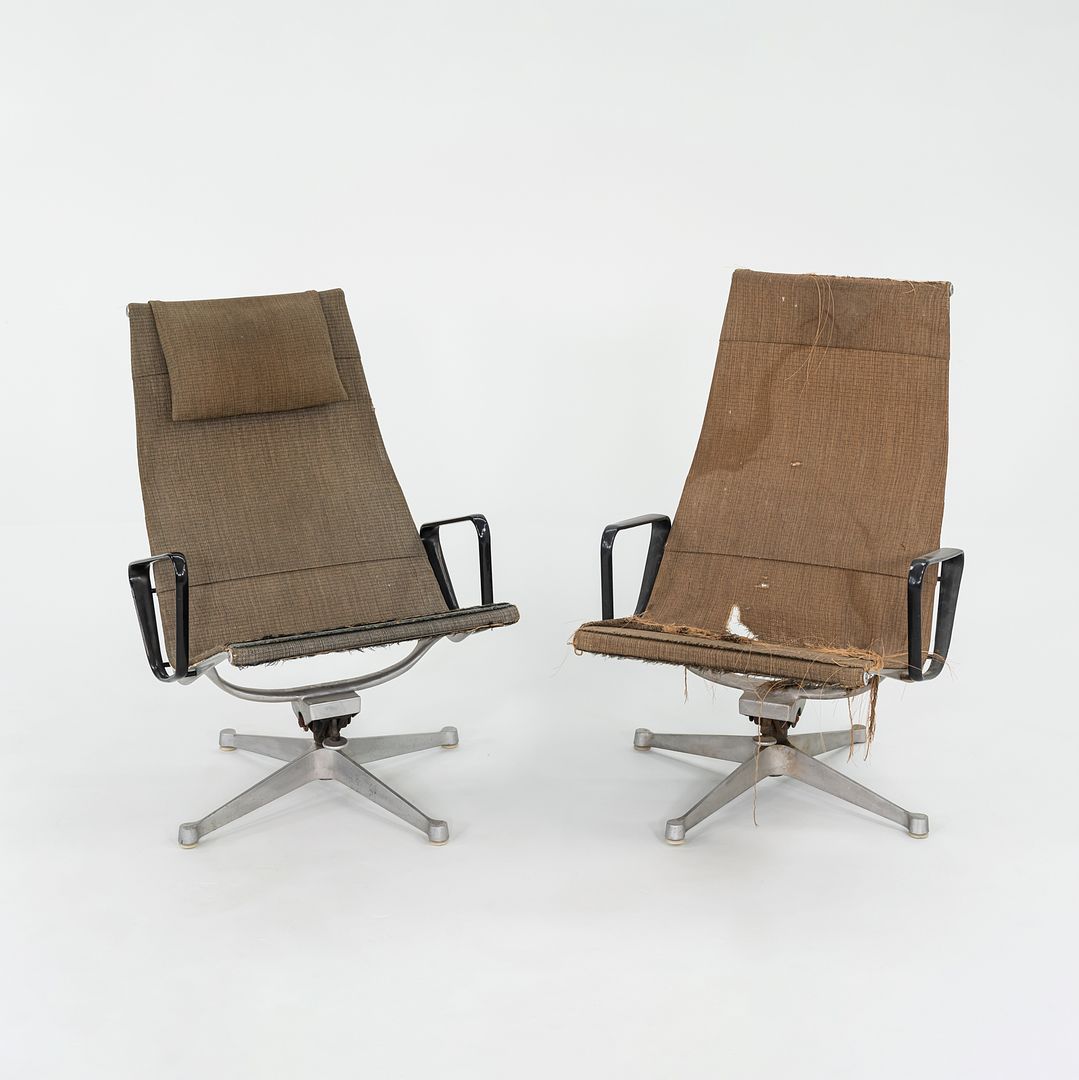 Aluminum Group Lounge Chair, model 682