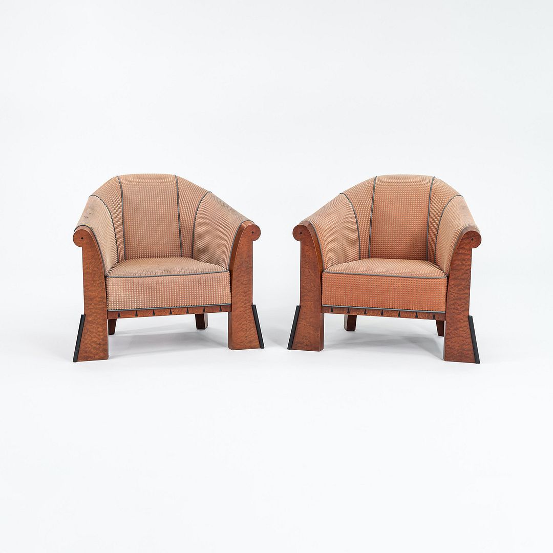 Birdseye Maple Lounge Chairs