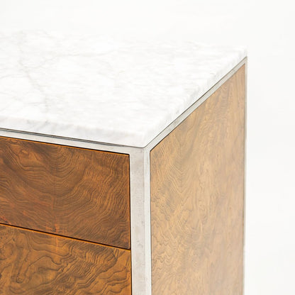 Olive Ash Burl 2-Position Credenza