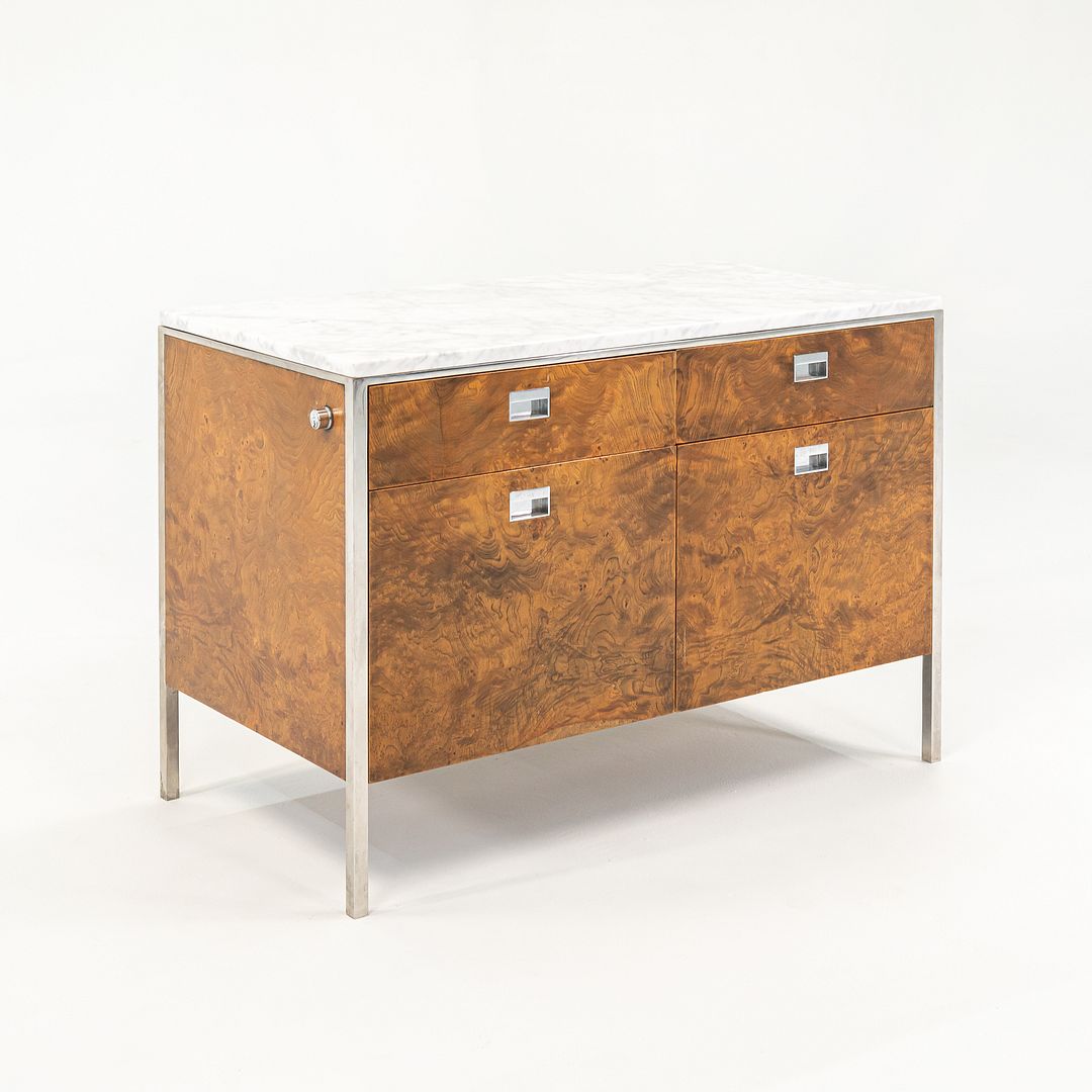 Olive Ash Burl 2-Position Credenza