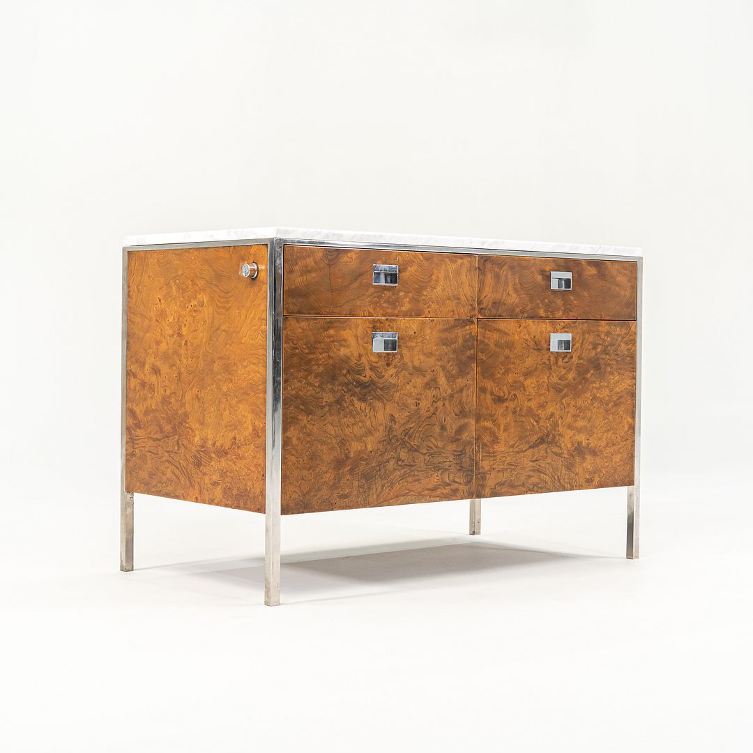 Olive Ash Burl 2-Position Credenza