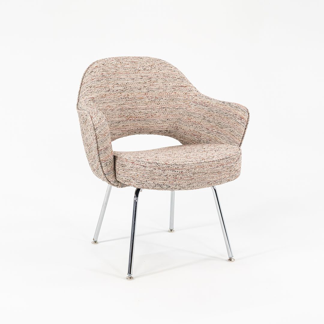 Saarinen Executive Armchair with Tubular Steel Legs, Model 71A