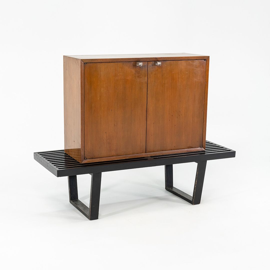 Walnut Two-Door Cabinet, Model 4632